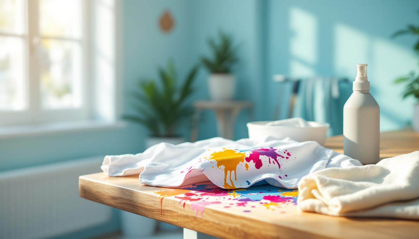 Comment enlever des taches de peinture sur un vêtement facilement